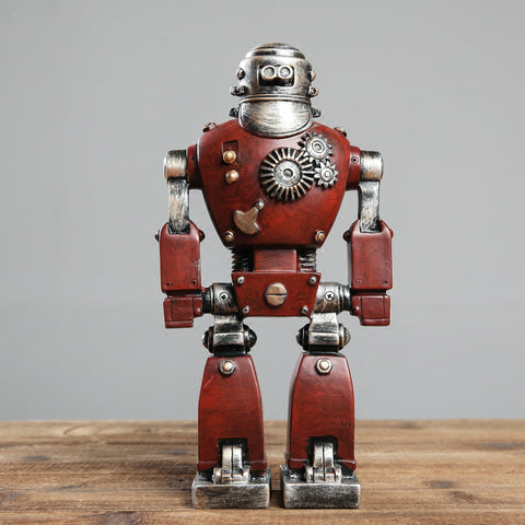 Retro Machinarium Style Robot Desktop Figure
