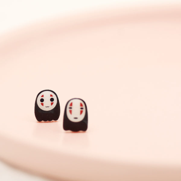 Boucles d'oreilles Kaonashi & Totoro