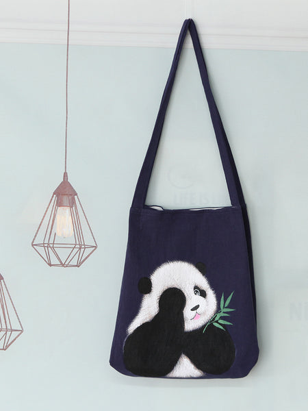 cute panda tote bag