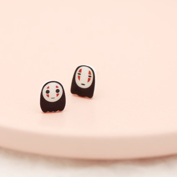 Boucles d'oreilles Kaonashi & Totoro