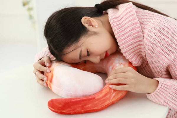 Shrimp neck pillow 360° neck support and take a high protein fresh nap)