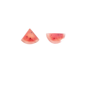 Wassermelonen-Ohrstecker
