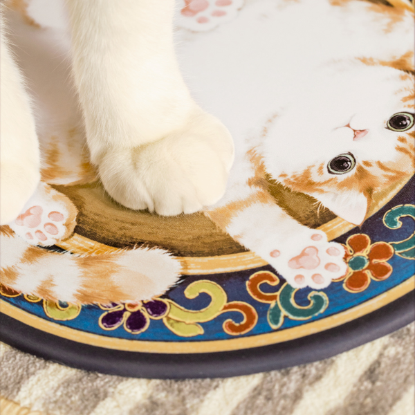 Forbidden City Royal Cat Mouse Pad, Non-slip Base, Premium-Textured, Water Resistant, Easy to clean