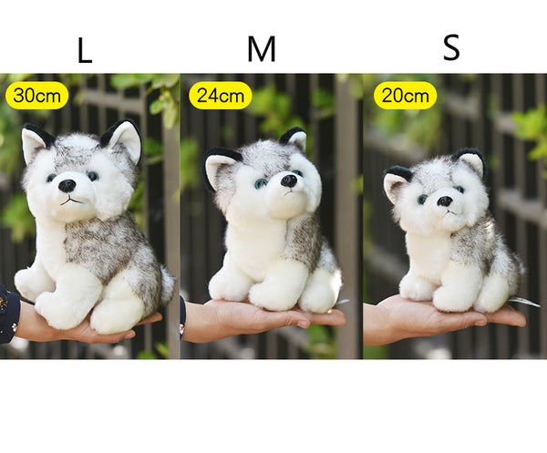 Cute Husky Dog Plush Toy Stuffed Animal Doll