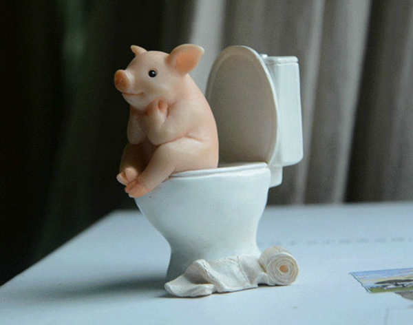 cute pig figurine