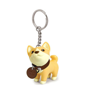 Shiba inu/Husky dog keychain & tote bag/backpack/cellphone/car