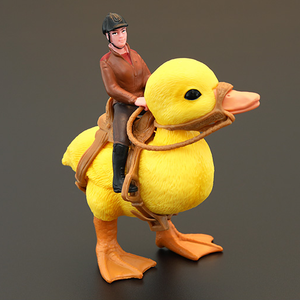 Little yellow duck figure 11 cm(4.3 in)