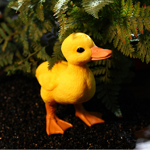 Little yellow duck figure 11 cm(4.3 in)