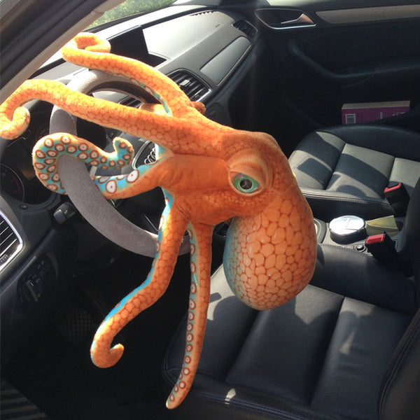 Realistic big octopus plush